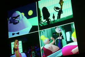 some animated ad by studio aka